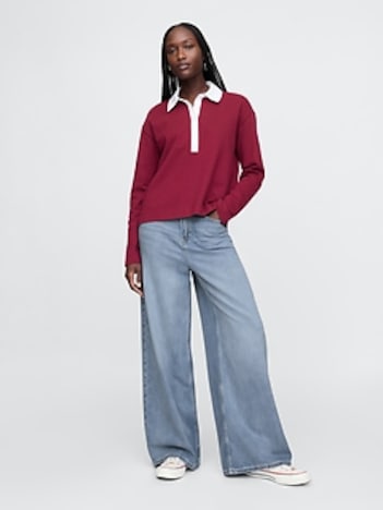 Sky High Rise UltraSoft Baggy Jeans