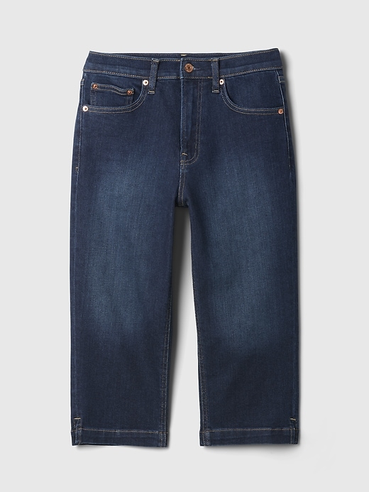 Image number 7 showing, High Rise Cropped Capri Jeans