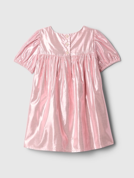 Image number 3 showing, Baby & Toddler Metallic Bow Dress