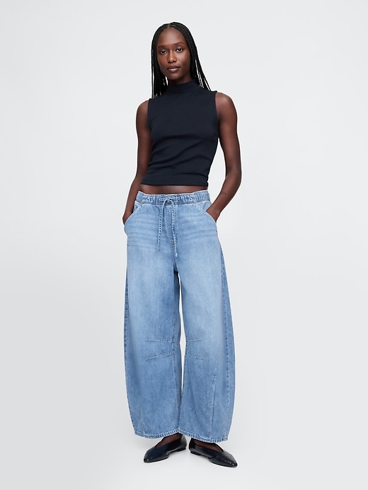 Image number 1 showing, Mid Rise Easy Horseshoe Jeans