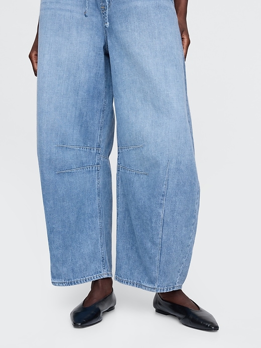 Image number 8 showing, Mid Rise Easy Horseshoe Jeans