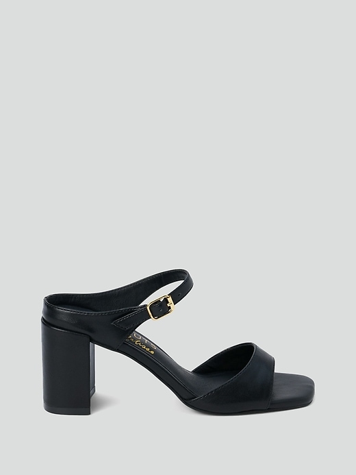 1 of 8 showing, with the color BLACK of product Donnie Heeled Sandal