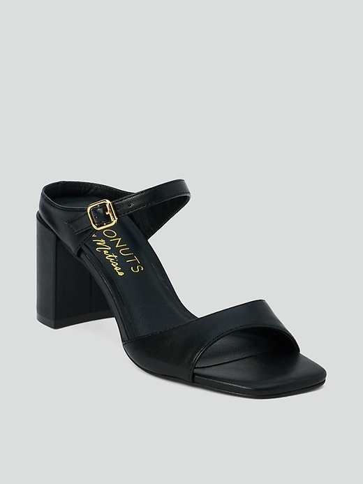 2 of 8 showing, with the color BLACK of product Donnie Heeled Sandal