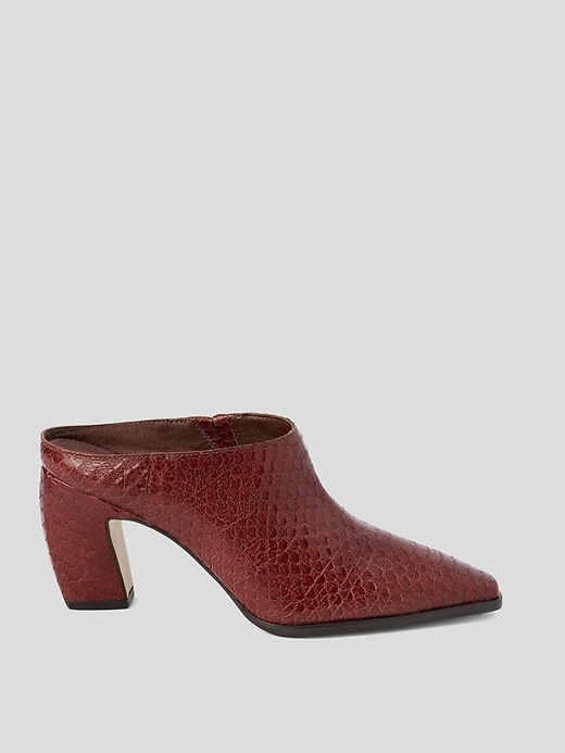 1 of 8 showing, with the color RED SNAKE of product McCarthy Heeled Mule