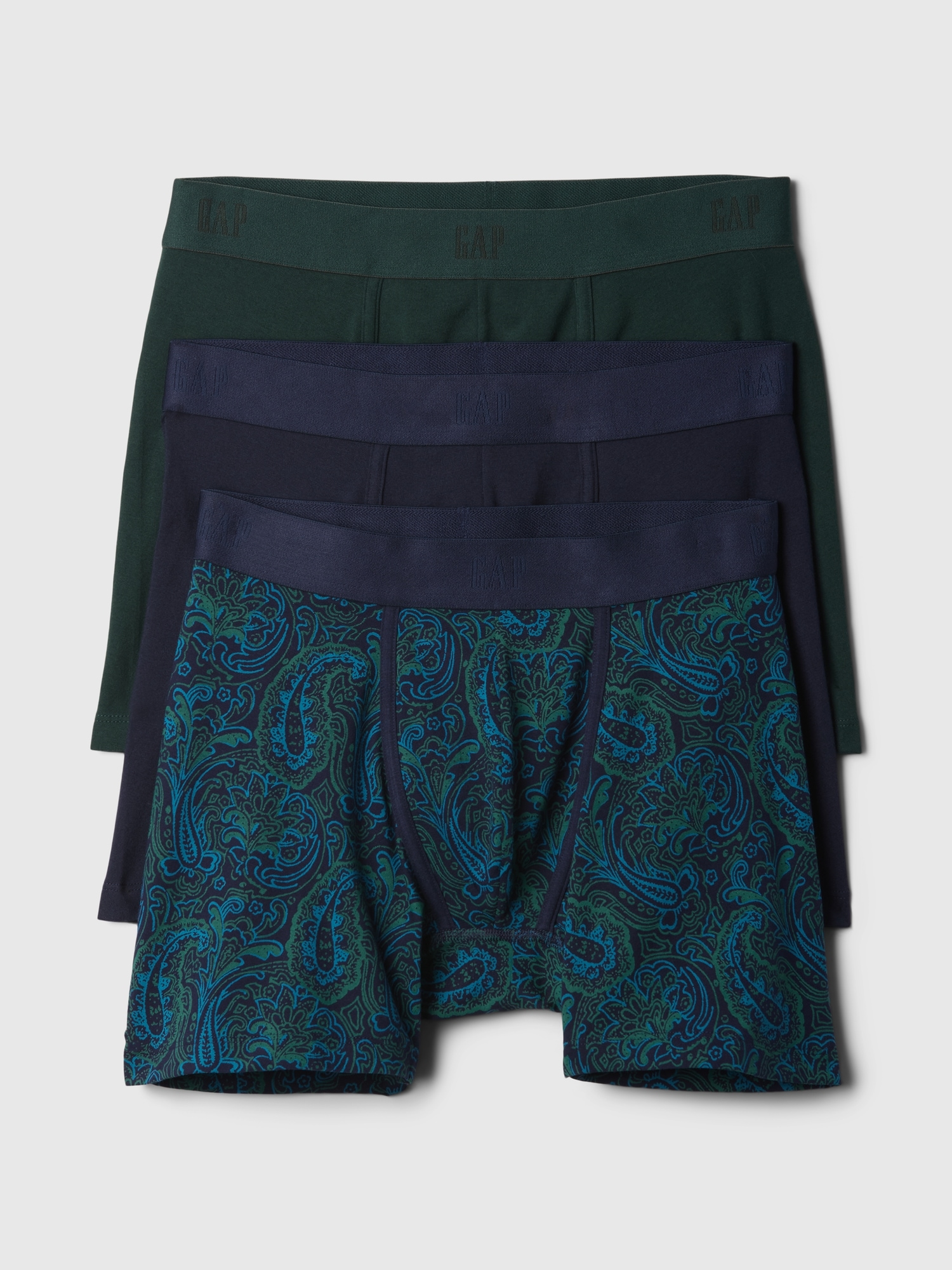 5" Boxer Briefs (3-Pack) - Green