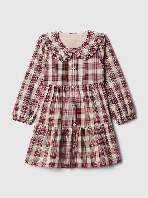 Image number 2 showing, Baby & Toddler Tiered Ruffle Collar Dress