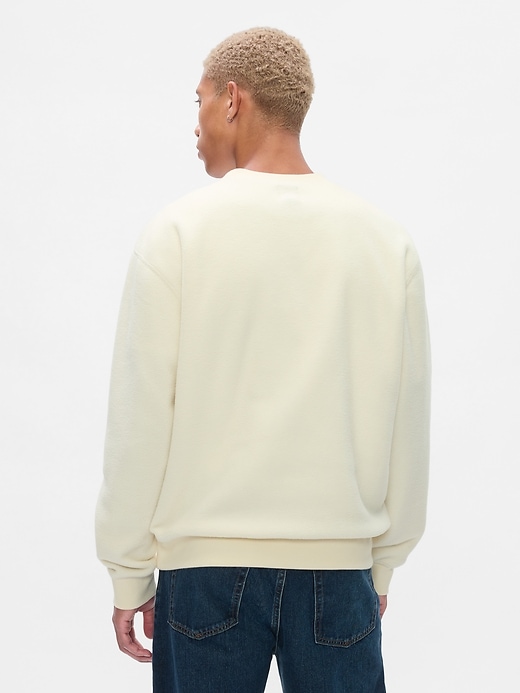 2 of 8 showing, with the color off white of product Gap Athletic Logo Sweatshirt