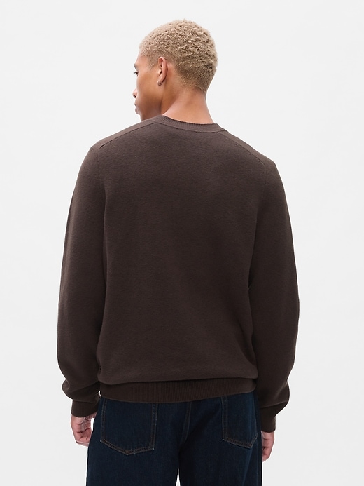 2 of 8 showing, with the color Terra brown of product CashSoft V-Neck Sweater