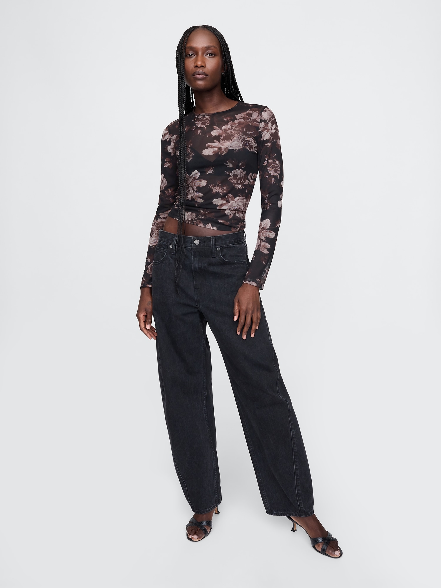 Sheer Mesh Shirt Gap