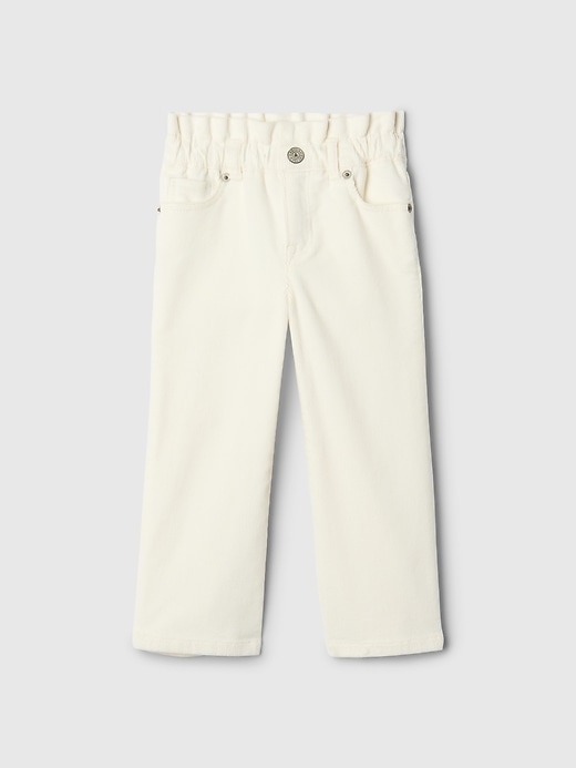 2 of 8 showing, with the color ivory frost of product Baby & Toddler Corduroy Stride Jeans