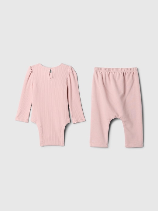 2 of 8 showing, with the color Primitive pink of product Baby Two-Piece Outfit Set