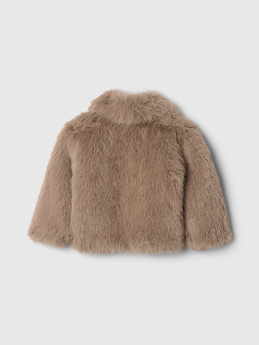 Image number 3 showing, Baby & Toddler Recycled Faux Fur Jacket
