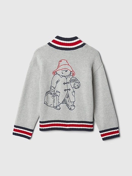 Image number 3 showing, Baby & Toddler Paddington Embroidered Varsity Sweater
