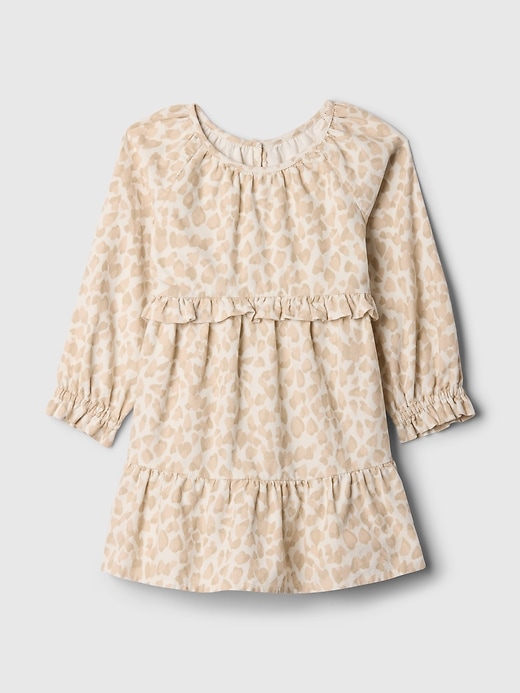 Image number 2 showing, Baby & Toddler Tiered Leopard Corduroy Dress