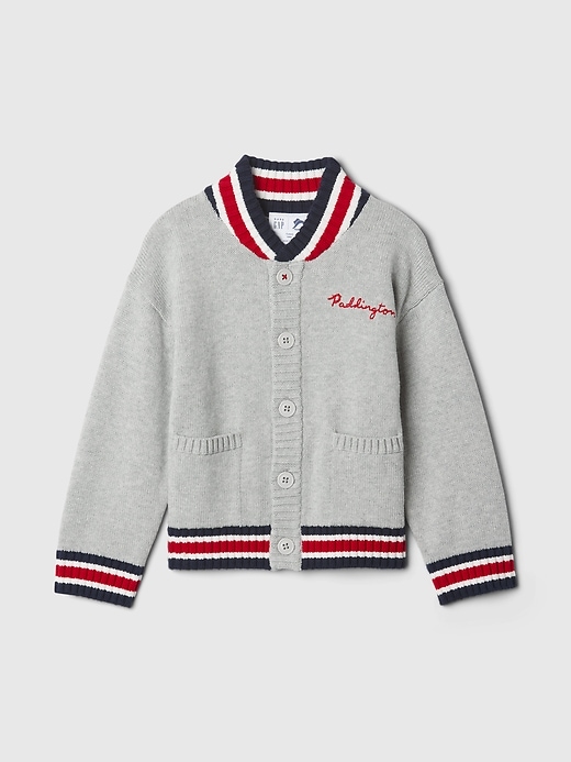 Image number 2 showing, Baby & Toddler Paddington Embroidered Varsity Sweater