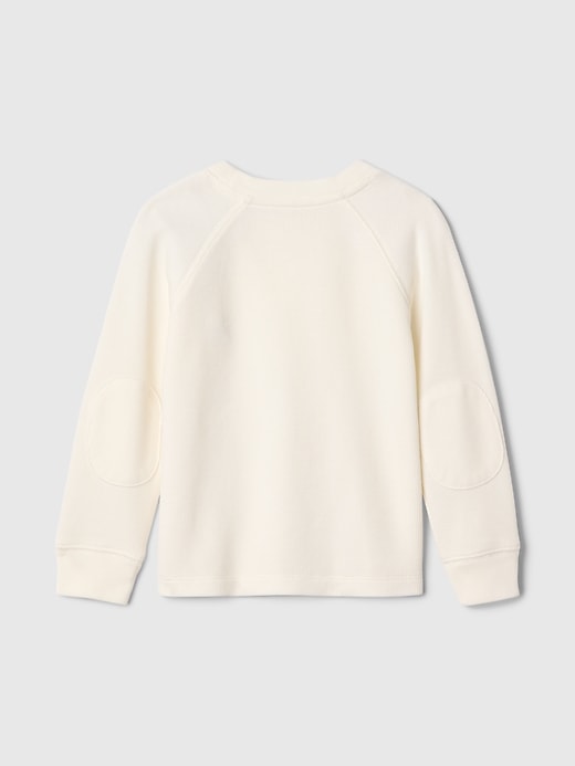 2 of 8 showing, with the color new off white of product Baby & Toddler Textured Raglan T-Shirt