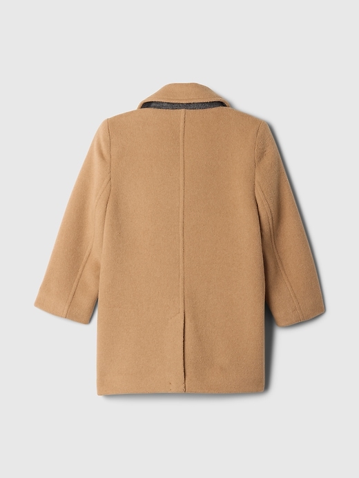 2 of 8 showing, with the color camel brown of product Baby & Toddler Topcoat