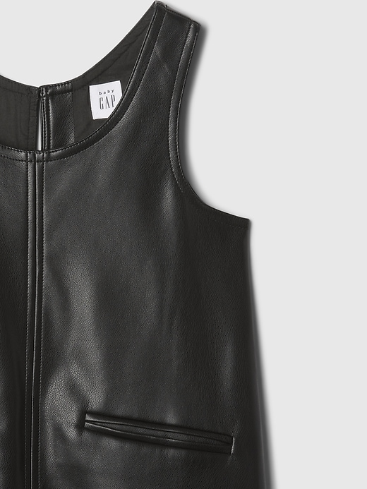 スカート Herlipto vegan leather jumper dress Erica Vegan Leather Midi Dress | Sleeveless Chic Black - sunfere