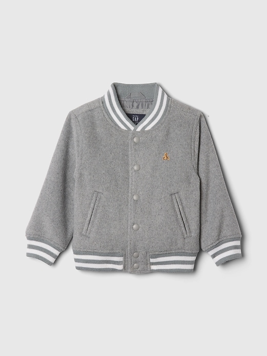 Image number 1 showing, Baby & Toddler Wool Bomber Jacket