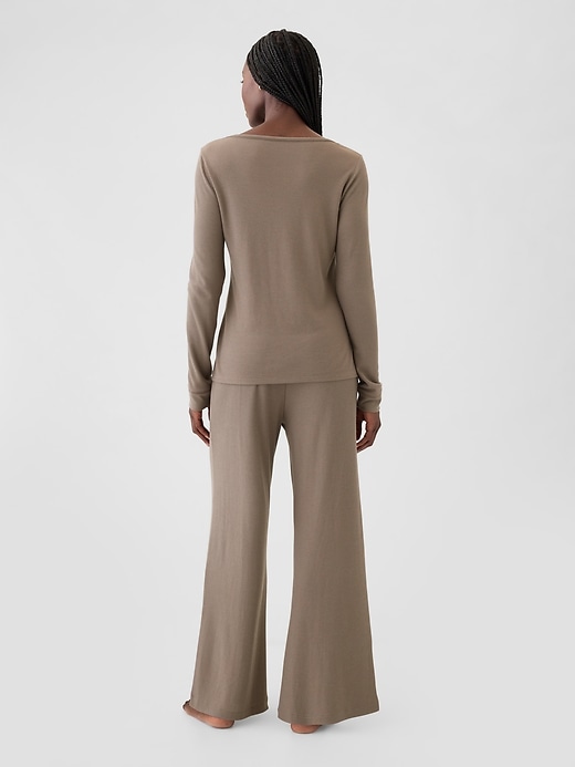 Image number 2 showing, Waffle PJ Pants