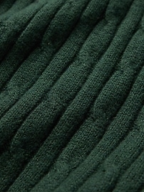 CashSoft Cable-Knit Sweater Pants