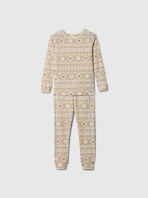 Image number 1 showing, Baby & Toddler Organic Brushed Cotton Holiday PJ Set