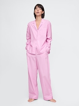 Poplin PJ Pants - Pink