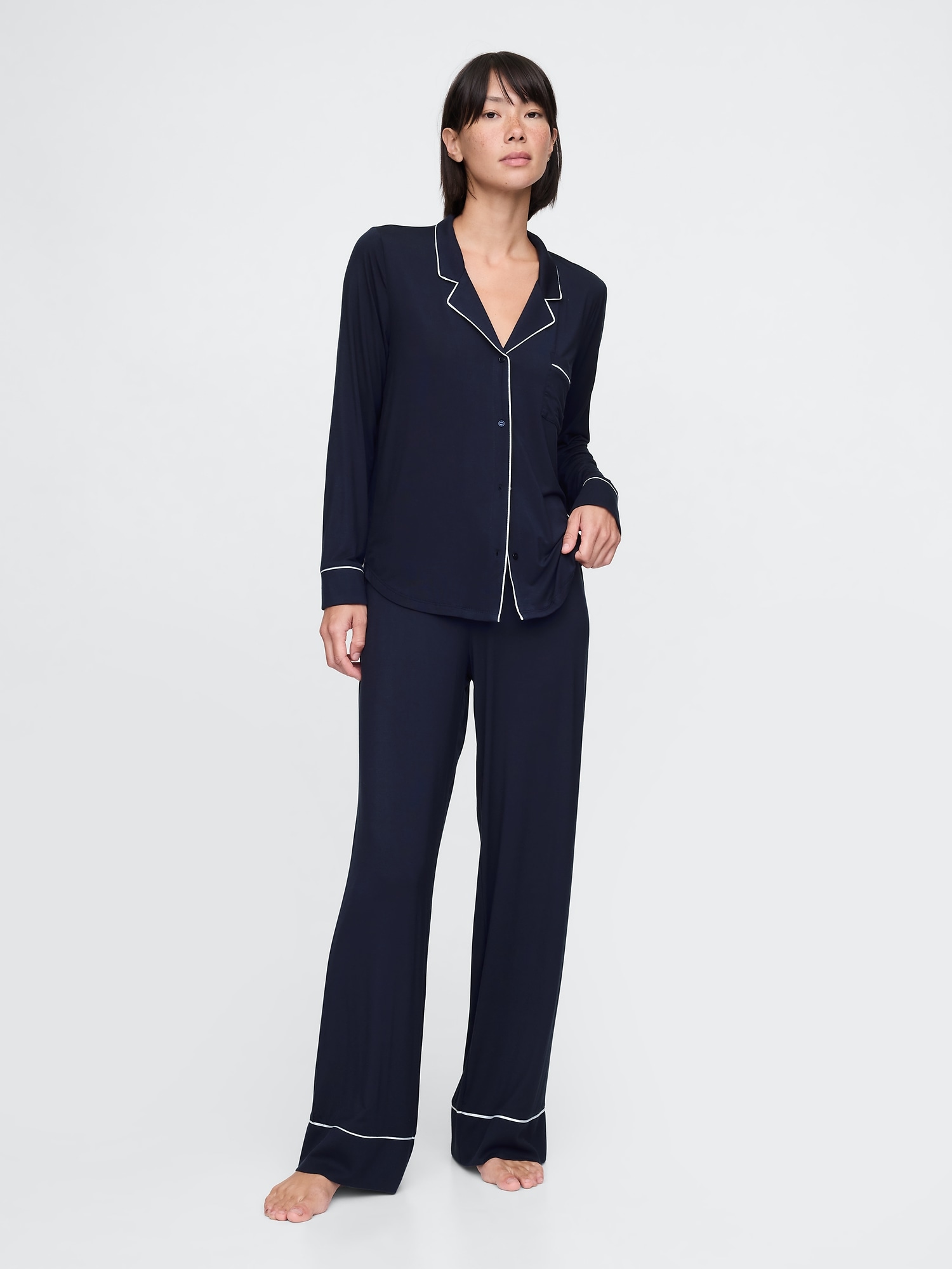 Modal Pajama Pants - Blue