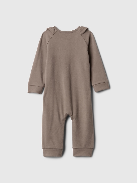 2 of 8 showing, with the color plymouth rock brown of product Baby Soft Brushed One-Piece