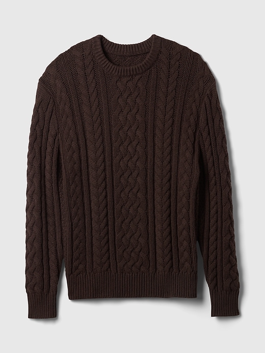Relaxed Cable Knit Sweater