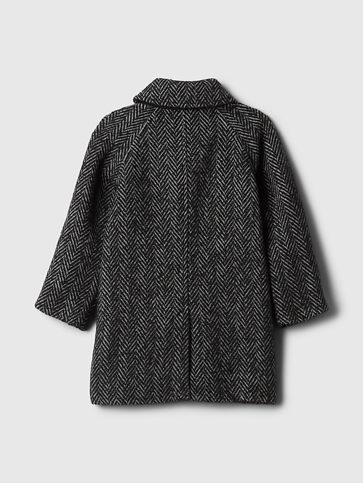 2 of 8 showing, with the color herringbone of product Baby & Toddler Herringbone Tweed Topcoat
