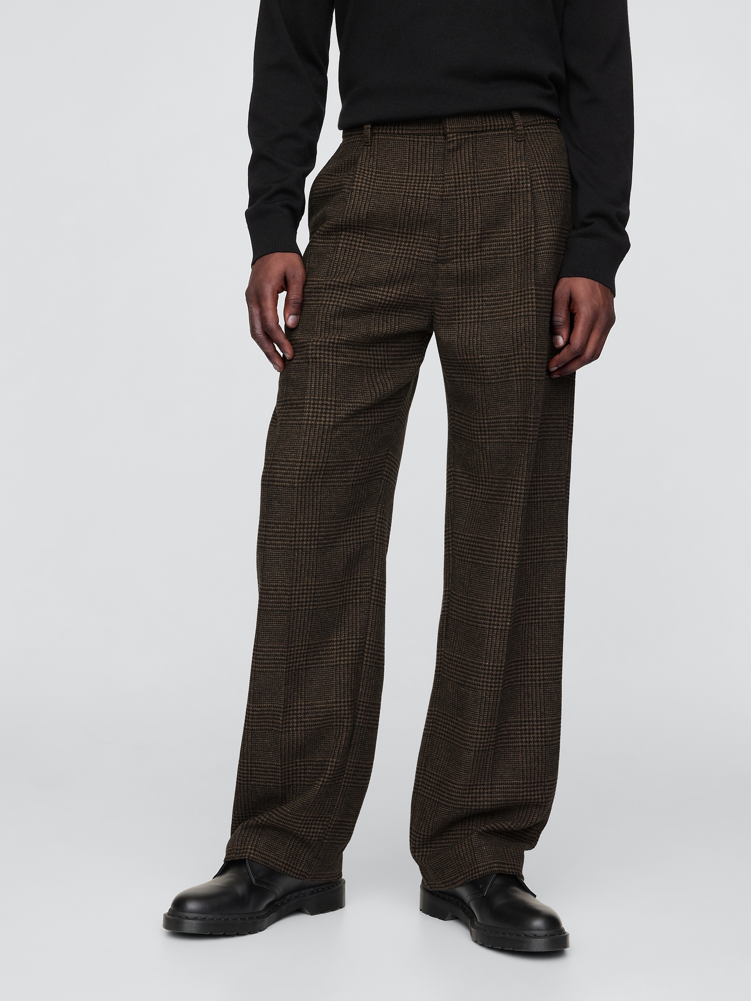 365 Wool-Blend Relaxed Trousers