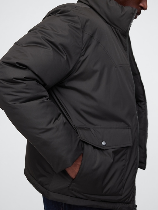 Image number 4 showing, Recycled Modern PrimaLoft® Puffer Jacket