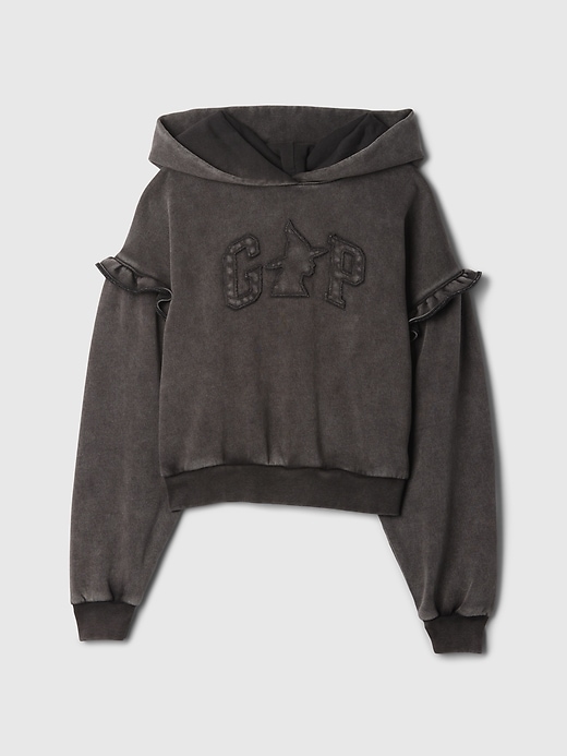 Image number 4 showing, Kids Wicked VintageSoft Ruffle Hoodie