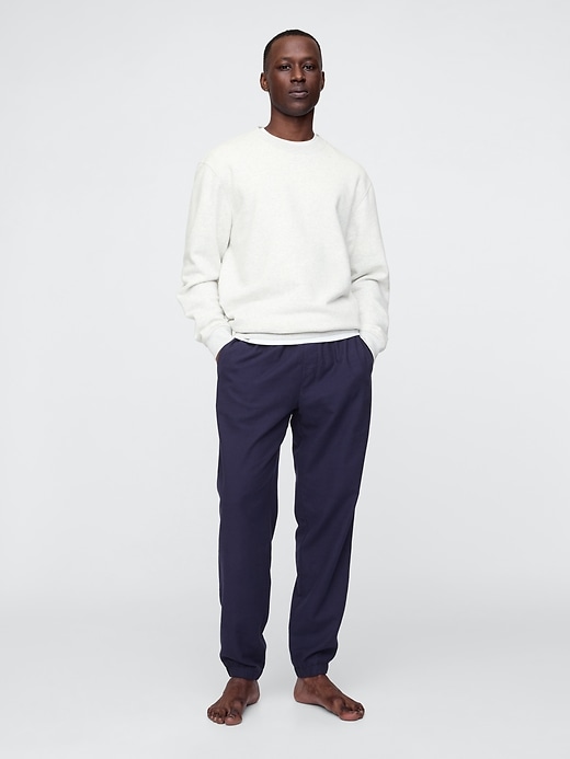 1 of 8 showing, with the color dark night of product Flannel PJ Joggers