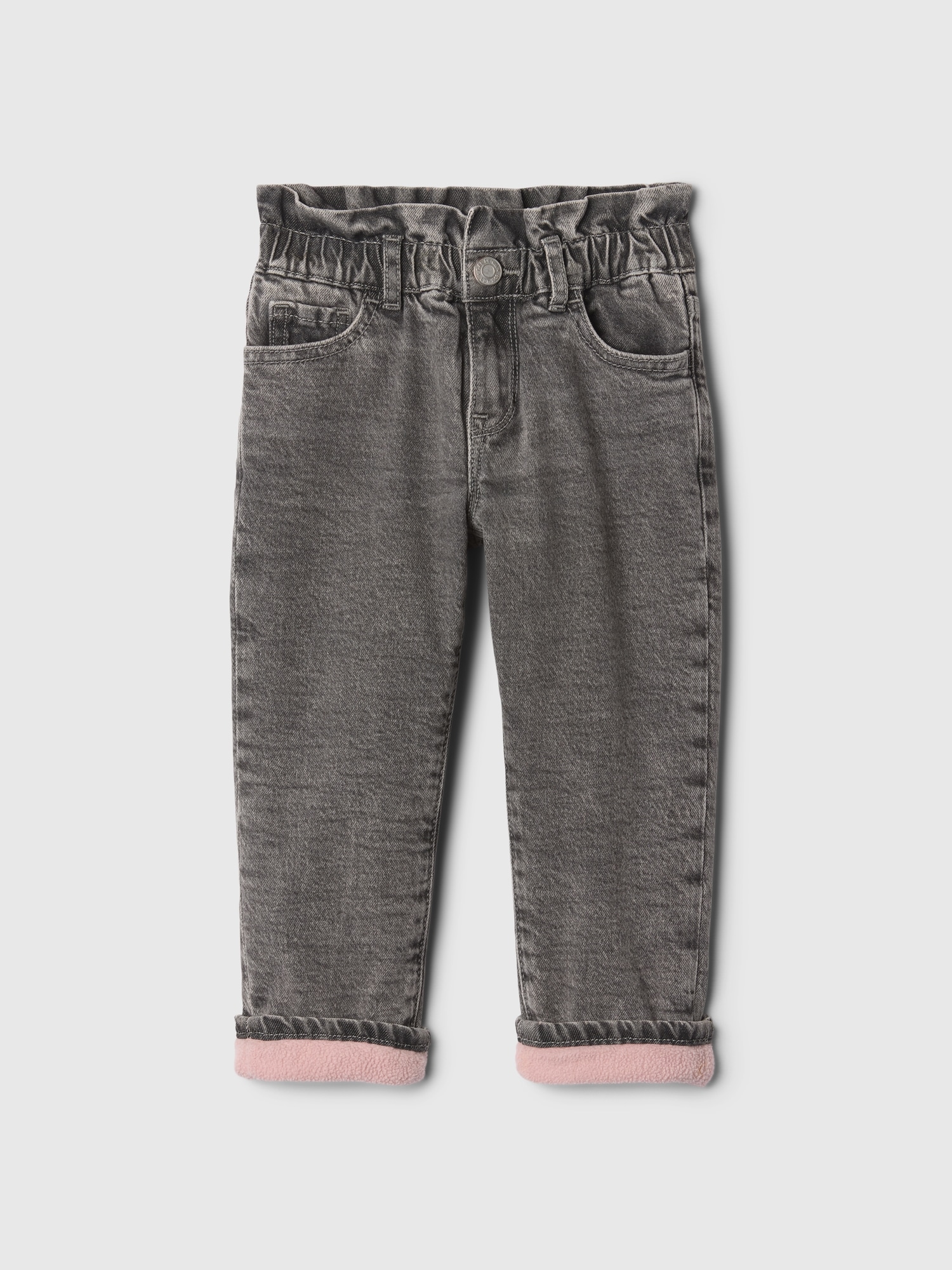 Baby & Toddler Cozy Just Like Mom Jeans - Gray