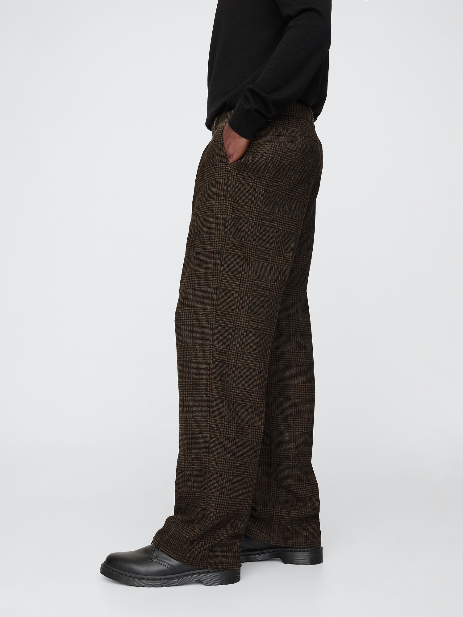 365 Wool-Blend Relaxed Trousers