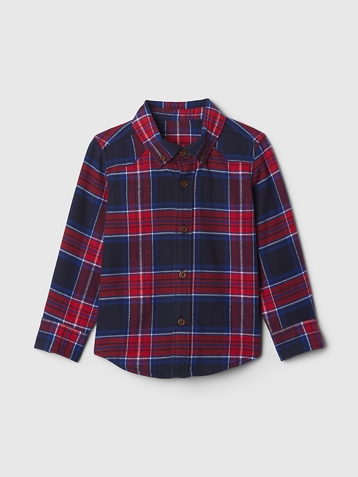 Image number 2 showing, Baby & Toddler Organic Cotton Flannel Shirt