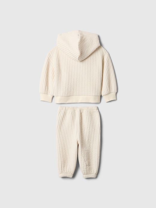 Image number 2 showing, Baby & Toddler Wide Rib Logo Outfit Set