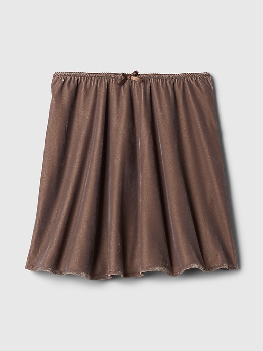 Image number 5 showing, Recycled Velvet Mini Skirt