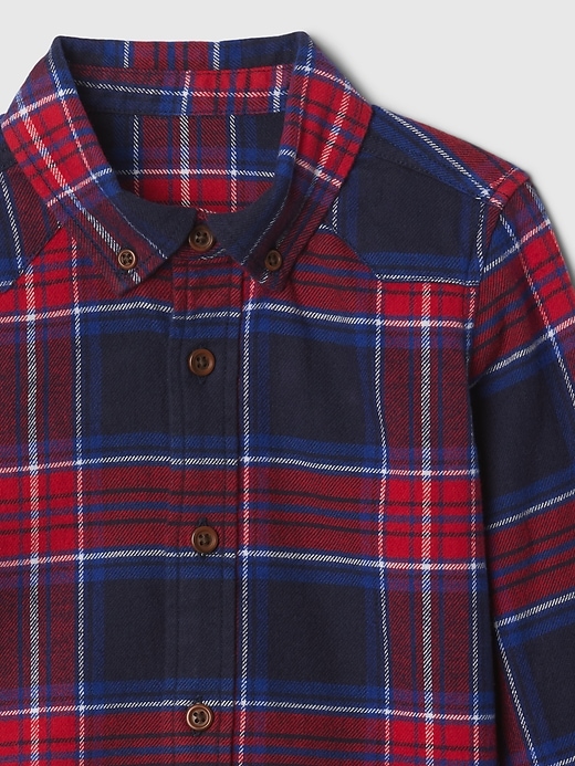Image number 4 showing, Baby & Toddler Organic Cotton Flannel Shirt