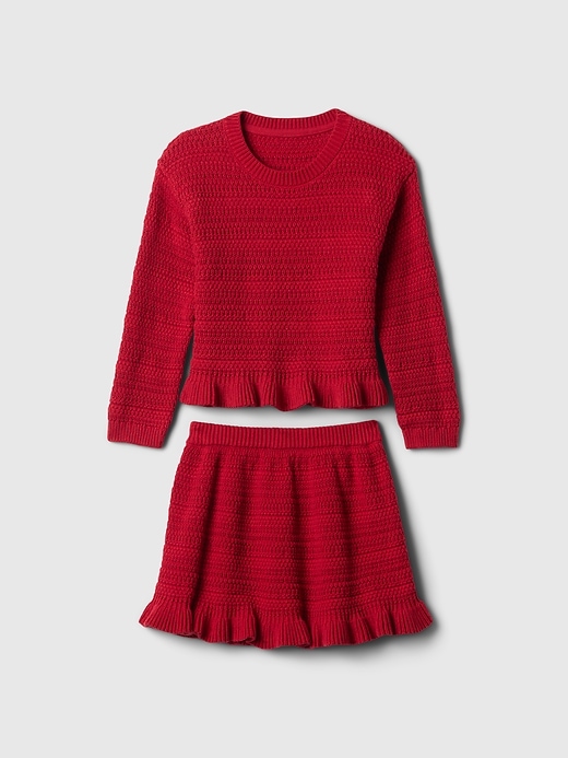 Image number 2 showing, Baby & Toddler Ruffle Sweater Skirt Set