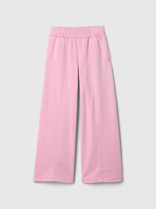 5 of 8 showing, with the color sunrise pink of product Kids Wicked VintageSoft Baggy Sweatpants