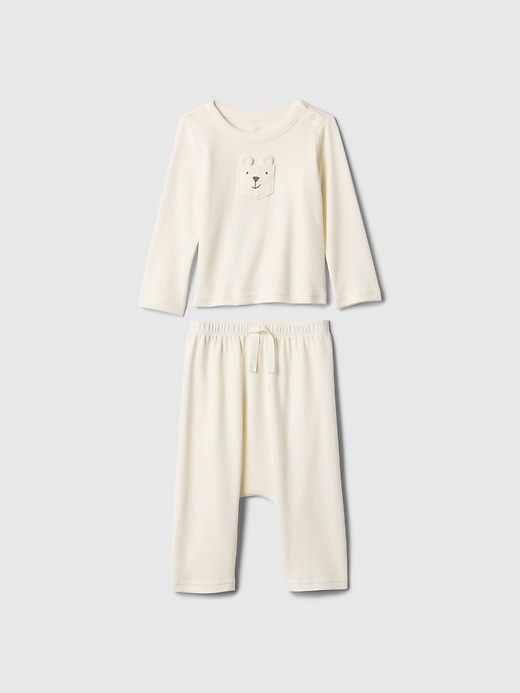 Image number 1 showing, Baby First Favorites Supima® Bear Pocket T-Shirt Set