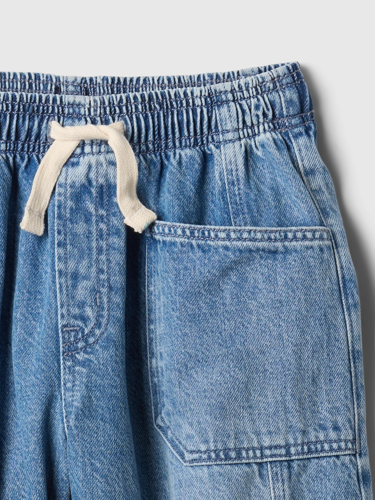 Детские джинсы Gap Kids High Rise Ultrasoft Easy Horseshoe Jeans — фото 4