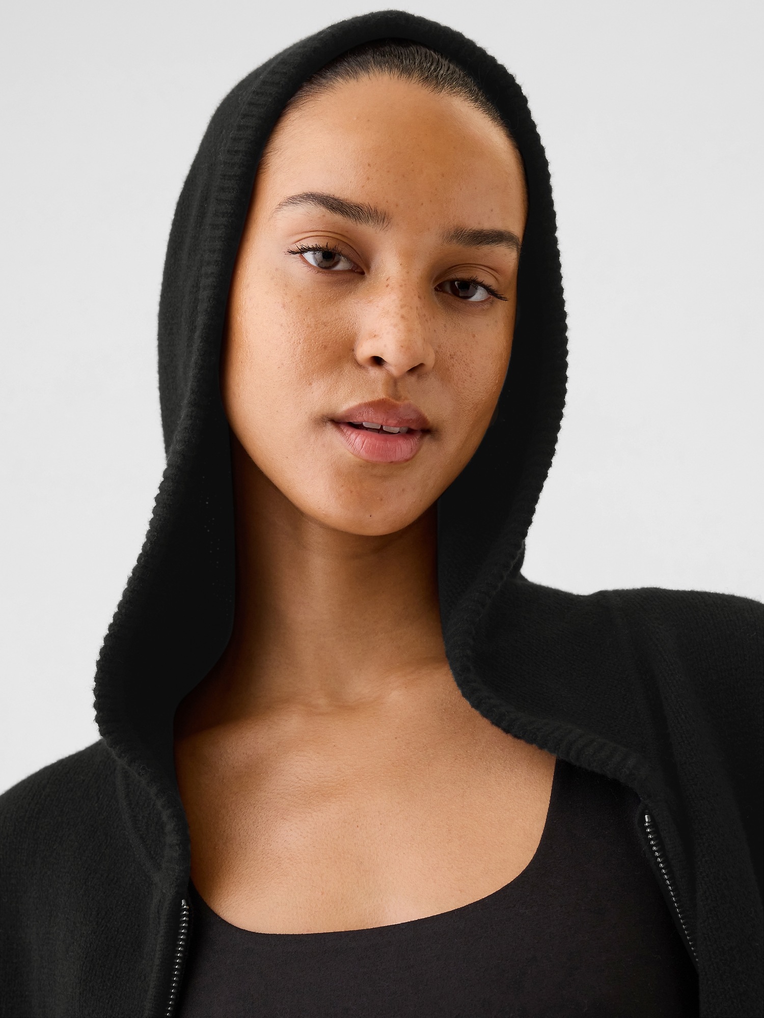 CashSoft Zip Sweater Hoodie Gap