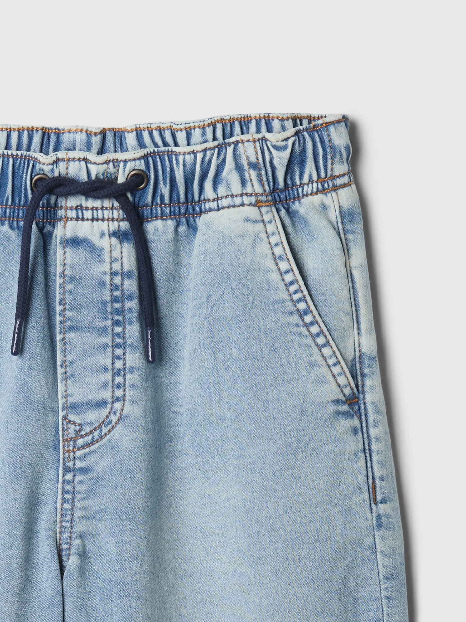 Детские джинсы Gap Kids Knit Relaxed Easy Jeans — фото 4