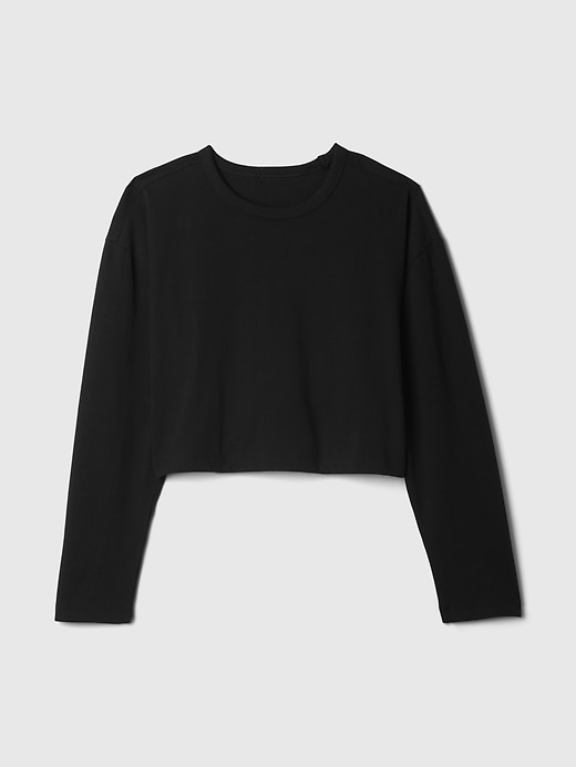 Image number 4 showing, Organic Heavyweight Cotton Vintage Cropped T-Shirt