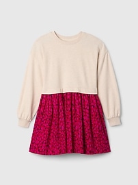 Kids 2-in-1 Vintage Soft Sweatshirt Dress