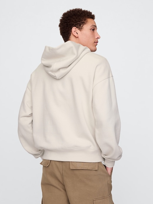 2 of 8 showing, with the color regular grey of product Heavyweight Zip Hoodie